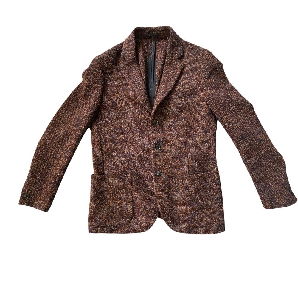 SCOTCH AND SODA MULTICOLORED BOUCLE BLAZER SIZE LARGE